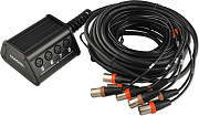 Cordial CYB 8-0 C 15 мультикор (stagebox) 8xinput, 0xoutput, XLR male, 15,0 м, черный